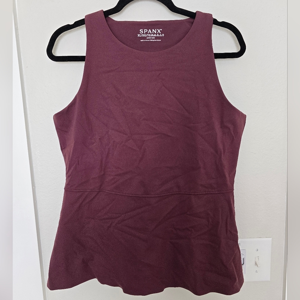 Spanx Active Peplum Top In Three Colors Size XL - Picture 6 of 8